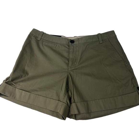Banana Republic Olive Green Ryan Fit Shorts Size 6 - Picture 1 of 10